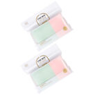 2 Set Decorative Memo Pads Tearable Stickers Note Book Sticky