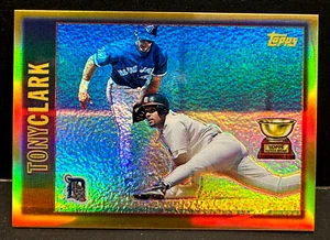 Tony Clark 2005 Topps Rookie Cup 1/1 Gold Refractor Reprint #98 One of One SSP - Picture 1 of 3