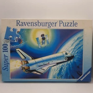 VINTAGE Ravensburger 'Space Shuttle' Super 100 Piece Puzzle  - 100% EUC #108827 - Picture 1 of 12