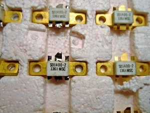 SD1400-2 MSC/APT RF 7 MICROWAVE TRANSISTORS 860-900 MHz CLASS C BASE STATIONS - Picture 1 of 3