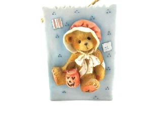 Cherished Teddies "You're A Sweet Treat" 141879 Jack-o-Lantern LECKERLI TASCHE blau - Bild 1 von 4
