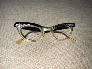 Vintage American Optical Cat Eye Glasses for Women 5 1/4 See Pics - Picture 1 of 18