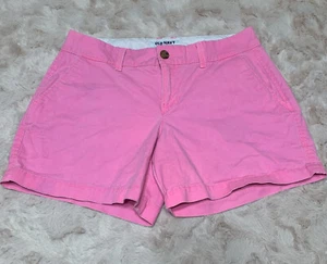 Old Navy Damengröße 2 Chino Shorts einfarbig Barbie rosa Baumwollmischung Jugendliche - Bild 1 von 12