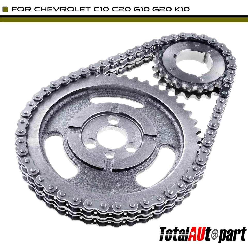 3x Kit de cadena de distribución para Chevrolet C10 C20 G10 G20 K10 G30 G35 GMC C1500 K1500 Foto 1 de 4