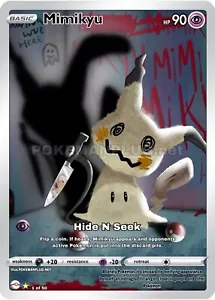Arte Completo Mimikyu Hide N Seek - Tarjeta Pokémon Regalo Coleccionable - Imagen 1 de 3