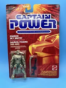 Vintage Captain Power Soaron Sky Sentry MOC Sealed 1987 Mattel 3.75 Inch - Picture 1 of 13