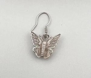 Vintage Hermann Siersbol Sterling Silver Butterfly Earring - 925 - 1.54g - Picture 1 of 4