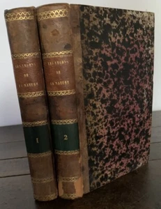 COUSIN-DESPREAUX. LES LECONS DE LA NATURE Rusand 1830 2 volumes reliés - Imagen 1 de 2