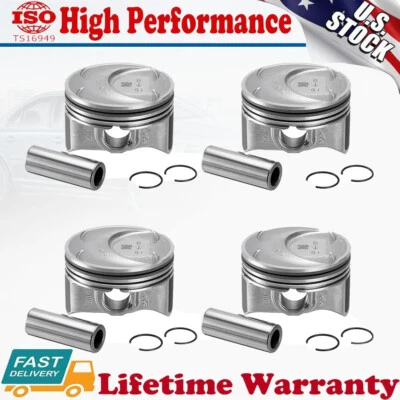 4x pistones y anillos para Kia Optima Sportage Hyundai Sonata 2011-2013 2,0 L Turbo Foto 1 de 4