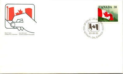 FDC Canada - National Flag of Canada 1989 - A00105 - Image 1 of 2