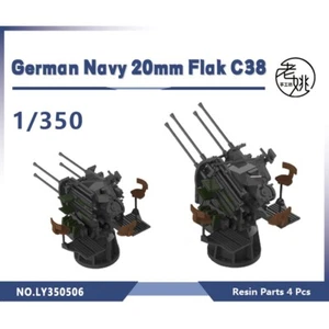 Yao's Studio LY350506 1/350 Model Upgrade Parts Marina tedesca 20 mm Flak C38 - Foto 1 di 4