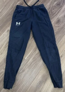 Under Armour Pants Youth Large Black Comfort Athletic Outdoors Casual - Loose - Picture 1 of 4