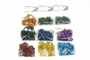 Spoke Nipples 14g x 16mm Packs of 75 - Anodized Aluminium - Suit Old School BMX - Picture 1 of 8