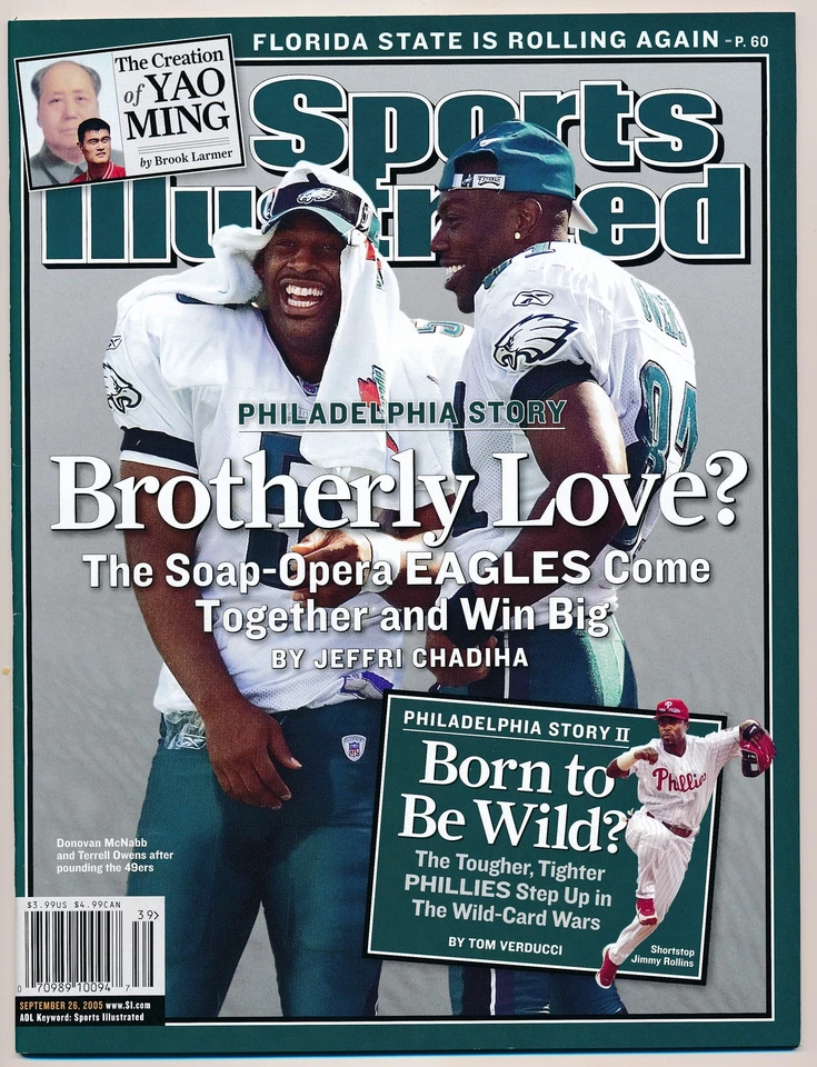 26 сентября 2005 Донован Макнабб Sports Illustrated без этикетки газетный киоск Eagles - Изображение 1 из 1