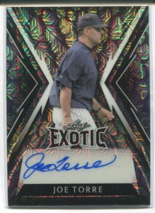 2023 LEAF EXOTIC BASEBALL JOE TORRE DRAGON MOJO AUTO AUTOGRAPH 1/1