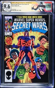 MARVEL SUPER HEROES SECRET WARS #2 - CGC 9.6 - Signed John Beatty  1984 Zeck - Picture 1 of 2