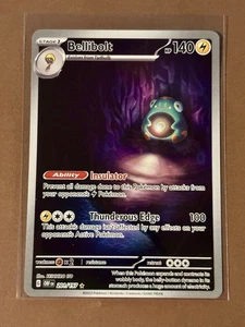 Bellibolt 201/197 Sv03: Obsidian Flames Illustration Rare - Picture 1 of 2