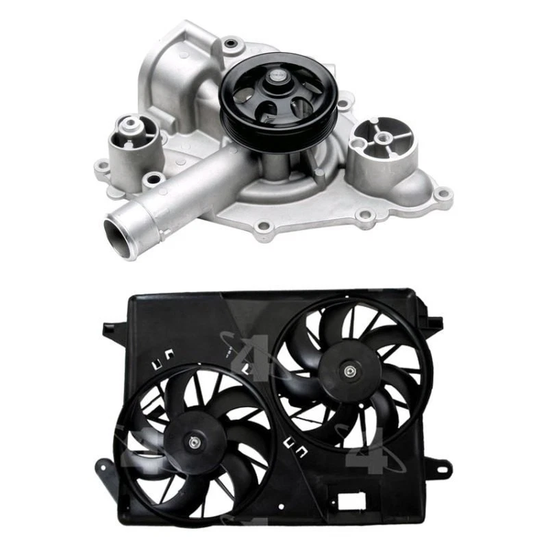 For Dodge Charger 2012-2013 Four Seasons 2-Pc Radiator Fan Motor Assembly Kit Foto 1 de 1