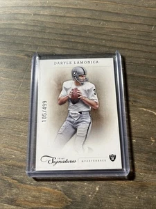 2012 Panini Prime Signatures Prime #44 ~ DARYLE LAMONICA ~ 105/499 - Picture 1 of 3