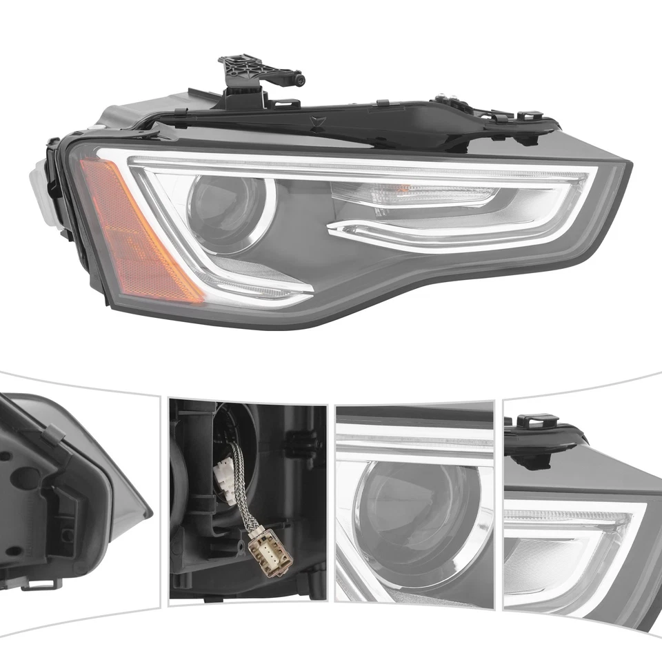 Right HID Headlight w/o AFS W/LED DRL For 2013-2017 Audi A5/A5 Quattro/S5 2-Door - Изображение 1 из 4