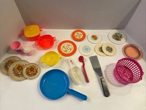 Vintage Kids Play Kitchen Dishes And Utensils -1970’s/80’s - Chilton Corningware - Picture 1 of 14