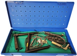 Storz Laryngoskop Set 8661CN, 8661DN, 8550H, 8606E, 8606F 8606K und Kabel - Bild 1 von 12