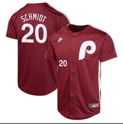 MLB Phillies Mike Schmidt Cooperstown Colección Uniforme Limitado Nike Foto 1 de 3