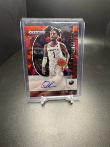 2020 Prizm Draft Quinton Rose Red Ice Prospect Auto Rookie Autograph RC Temple - Picture 1 of 2