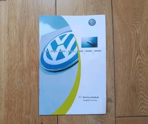 💯GENUINE VOLKSWAGEN SERVICE BOOK VW GOLF POLO PASSAT TIGUAN TOUAREG TRANSPORTER - Picture 1 of 2