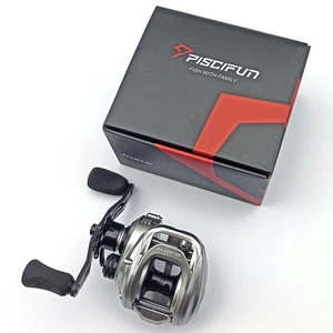 Piscifun Alloy M Metal 8.4:1, Left Hand Baitcasting Reel with Clicker Drag kit - Picture 1 of 5