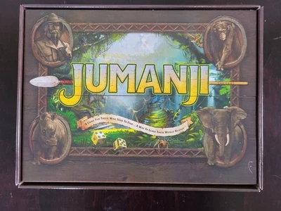 Jumanji The Game - Wooden Box Collector's Edition (Spin Master) - New, Open Box - Image 1 of 4