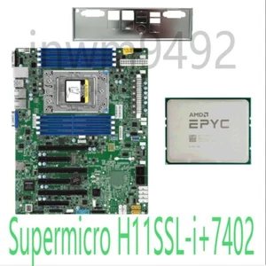 AMD EPYC™ Supermicro H11SSL-i + 7402 24cores 48threads 2.8 GHz motherboard+ CPU - Picture 1 of 1