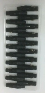 20 Cannon Female 3-Pole Black XLR Connectors, Neutrik NC3FXX-B Compatible - Picture 1 of 3