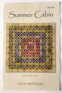 Sommer Hütte Quilt Muster Edyta Sitar Wäschekorb Quilts - Bild 1 von 2