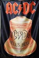 Ac/Dc Hell's Bells Flag Cloth Poster Wall Tapestry Banner Cd Heavy Metal Angus
