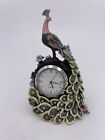 Department 56- Bejeweled Peacock Jeweled Clock 4.5" #31553