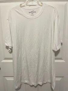 Eddie Bauer Men's Size XXL White Short Sleeve Cotton/Polester T Shirt 2XL - Picture 1 of 3