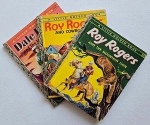 3 TV Western Little Golden Books (Simon and Schuster, 1954, '55) - Picture 1 of 9