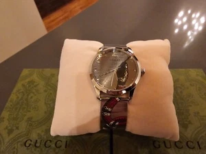 New Gucci G-Timeless 38mm King Snake Steel Unisex Watch YA1264123 - Picture 1 of 9