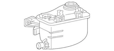 Tanque de expansión de refrigerante de motor Taurus genuino Ford 2003-2005 3F1Z-8A080-DA Foto 1 de 2