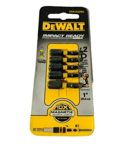 DEWALT (DWA1SQ21R5) Listo para Impactos 5 piezas #2 Punta Cuadrada Flextorq Brocas de Controlador 1” de Largo - Imagen 1 de 6