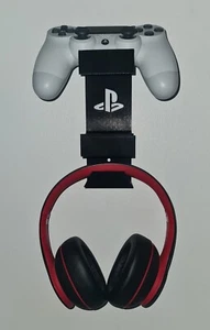 Controller and Headset Holder For Play Station Wall Mount - Picture 1 of 3