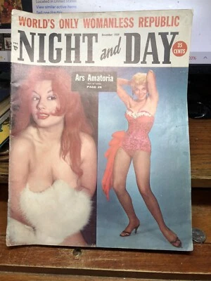 Vintage Night And Day Magazine December 1959 Ars Amatoria - Image 1 of 4