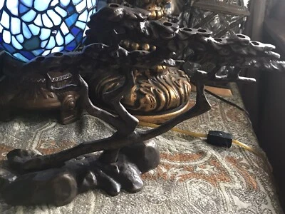 Escultura Artística Bronce Ciprés Árbol de la Vida Menorá 12x8 Firmada Scott Nelles Foto 1 de 4