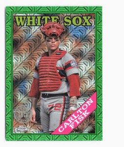 2023 Topps Update Silver Pack Carlton Fisk #/99 Green SP T88CU-72 White Sox