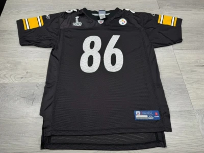 Camiseta deportiva juvenil de los Pittsburgh Steelers XL 18-20 NFL Reebok Football Hines Ward 86 niños Foto 1 de 4