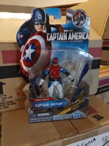 Captain Britain #08 Series - Captain America The First Avenger 3.75" Hasbro New Cover