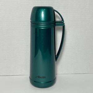 Aladdin Filler #283 Vacuum Bottle1 Pint Teal Green with Flip Straw Lid and Cup - Picture 1 of 8