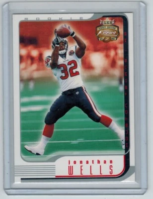 2002 FLEER FOCUS JONATHAN WELLS #128 ROOKIE FOCUS JERSEY NUMBERS 32/32 OHIO ST - Image 1 of 2