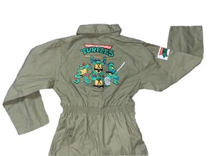 Teenage Mutant Ninja Turtles Mirage Studios Jumpsuit Coveralls Raphael TMNT VTG - Picture 1 of 11